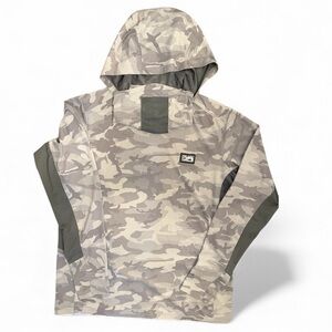 Pelagic Men’s Medium High Performance Off-Shore UPF Protection Gray Camo Hoodie